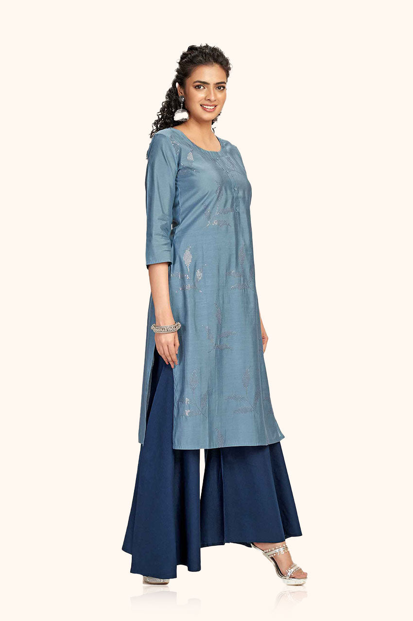Cloudy Grey Kurta