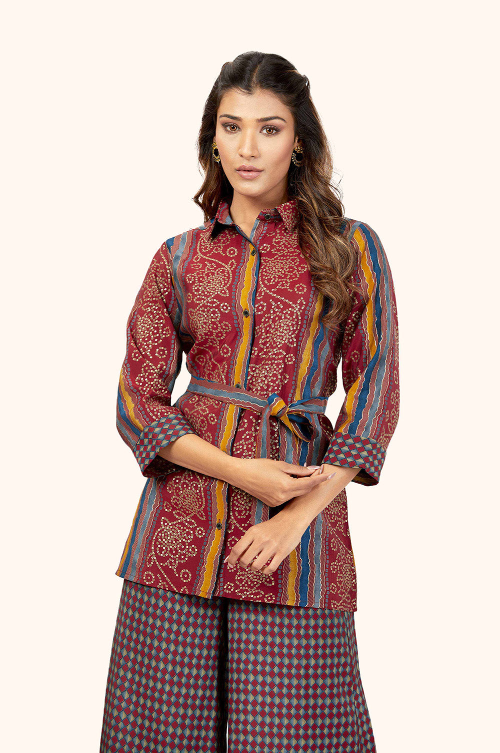 Luxe Chanderi Palazzo Set