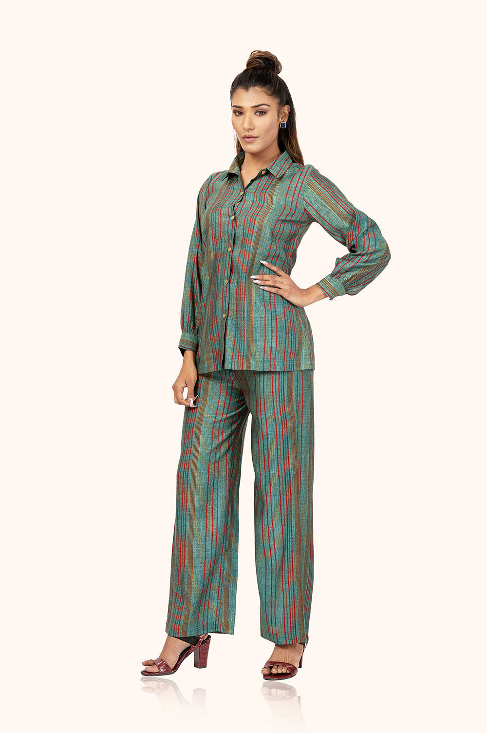Sophisticated Modal Stripe Co-ord Set