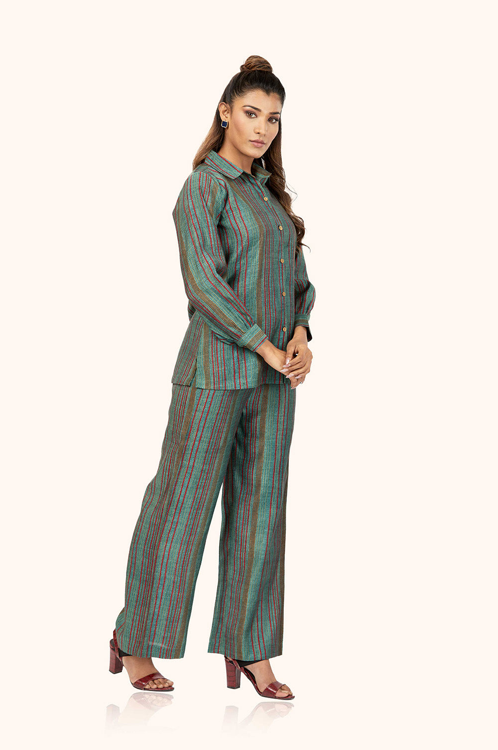 Sophisticated Modal Stripe Co-ord Set