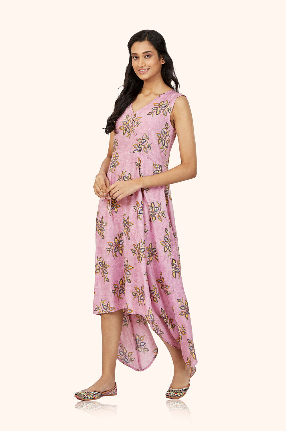 Lavender Foil frenzy Dress
