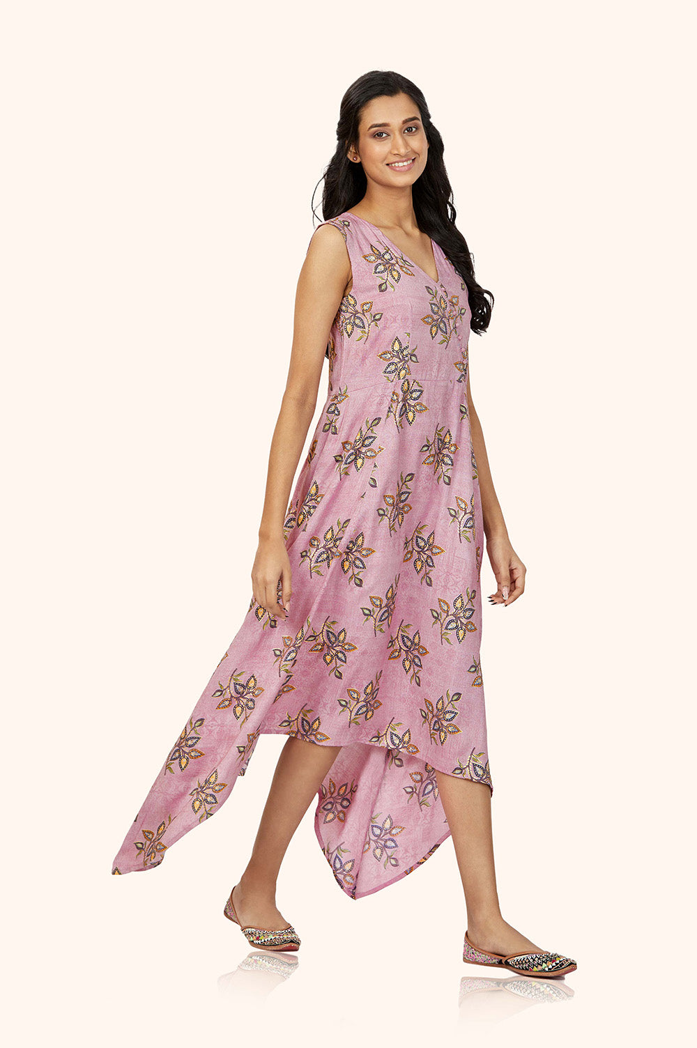 Lavender Foil frenzy Dress