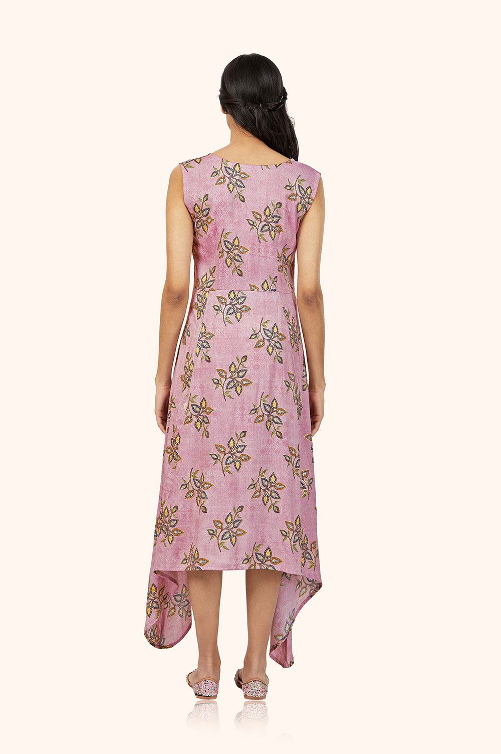 Lavender Foil frenzy Dress