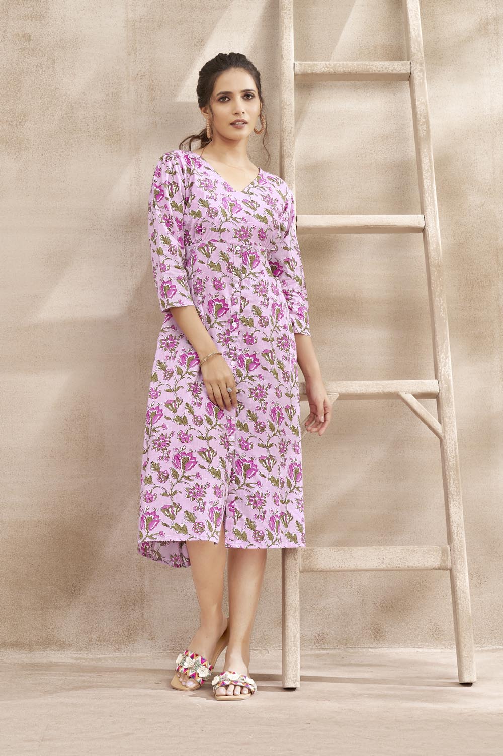 Blush Pink Floral dress