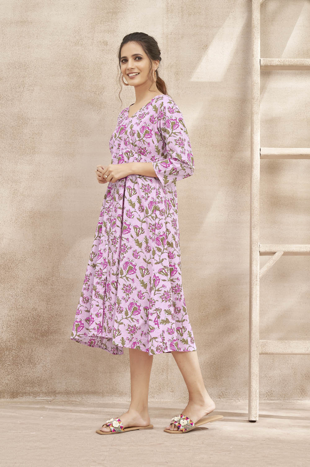 Blush Pink Floral dress