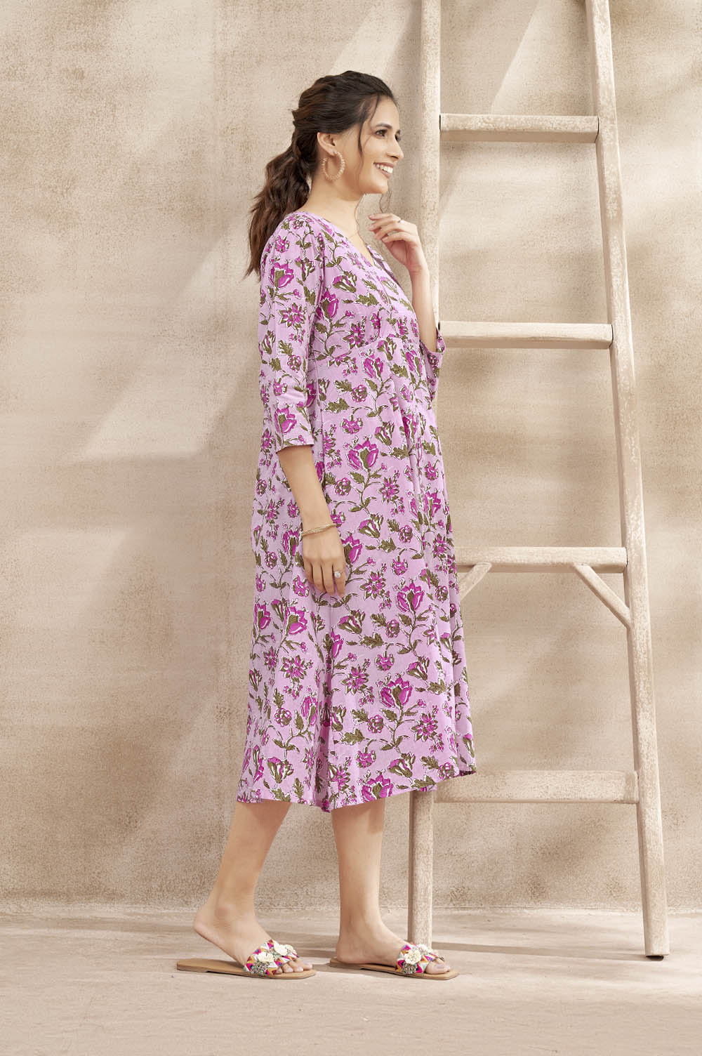 Blush Pink Floral dress