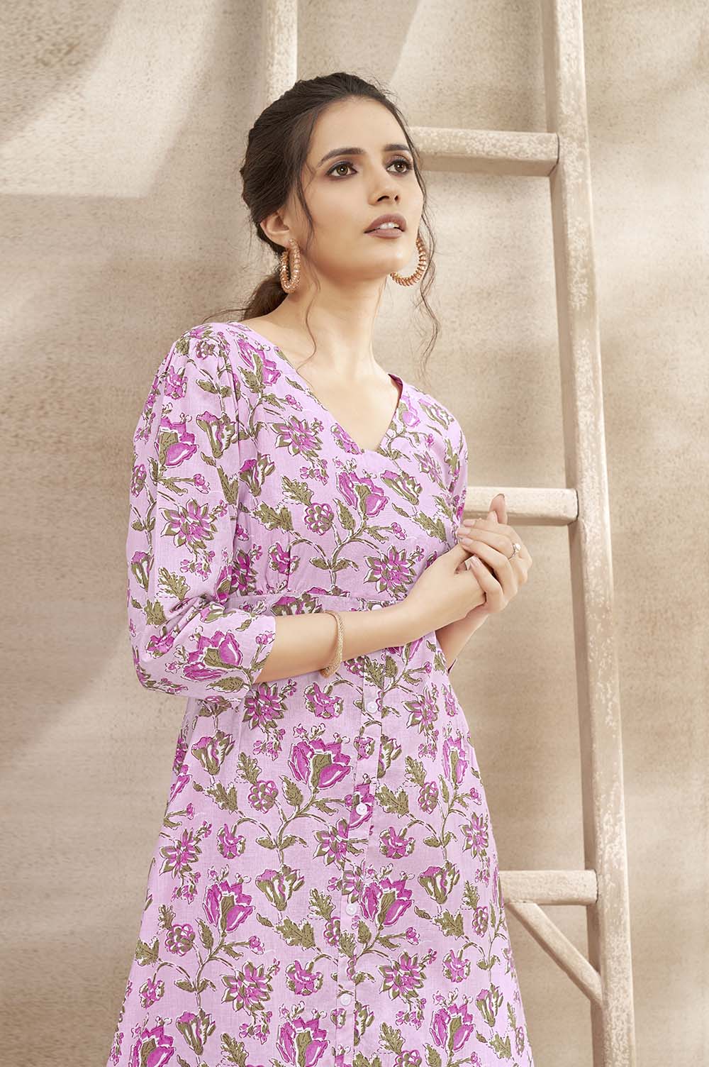 Blush Pink Floral dress