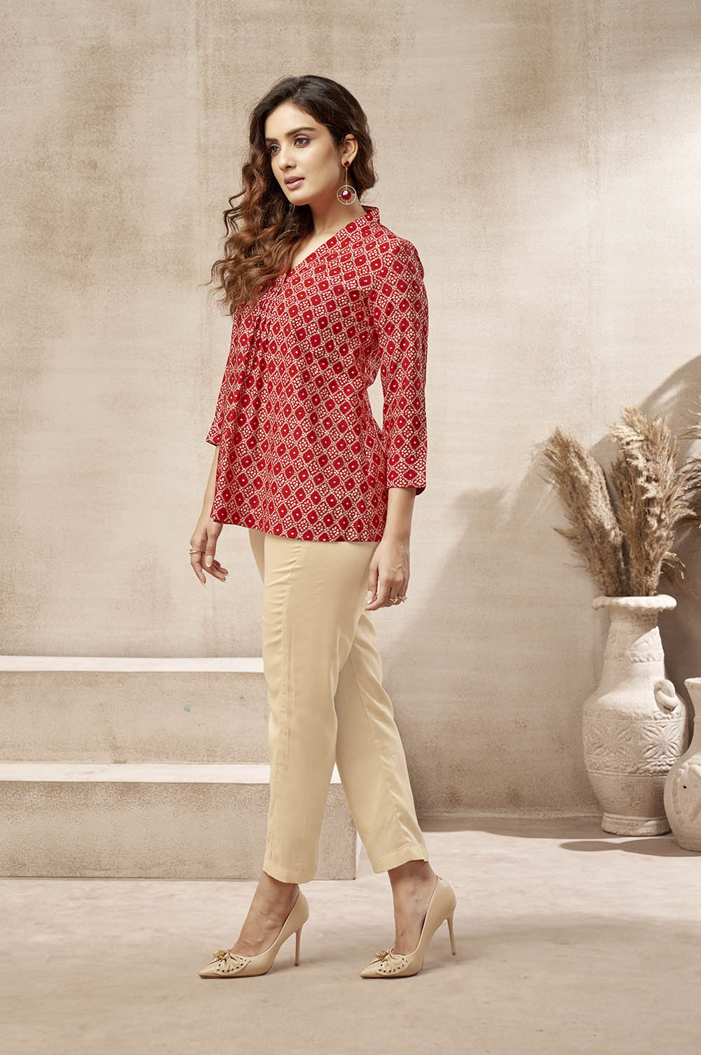 Traditional Red Kurti