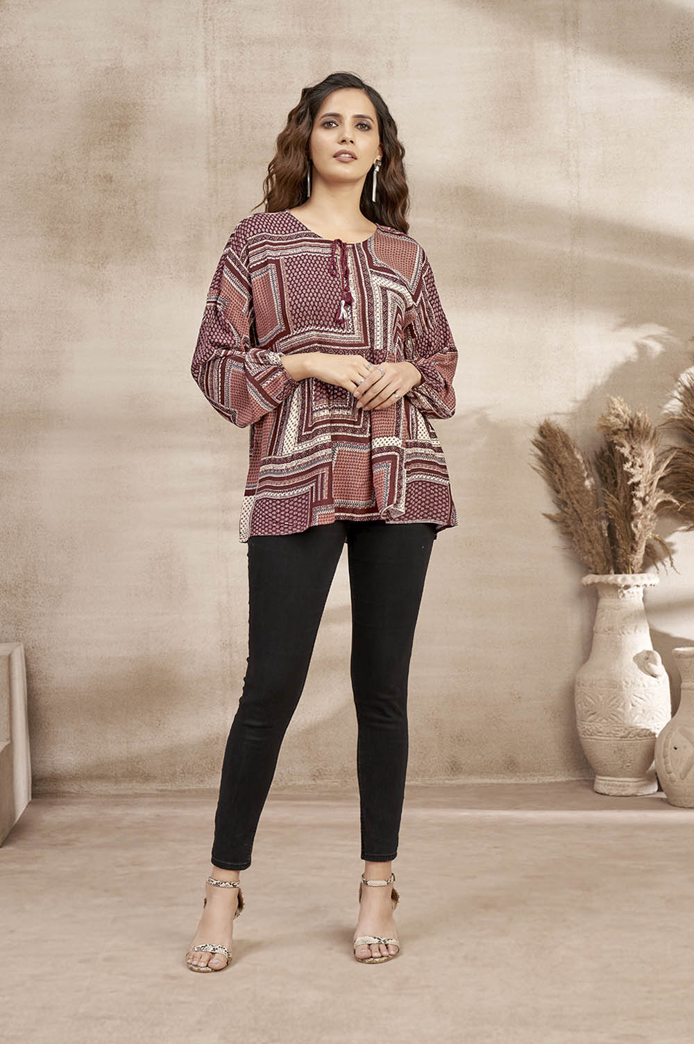 Earthy Rayon Top