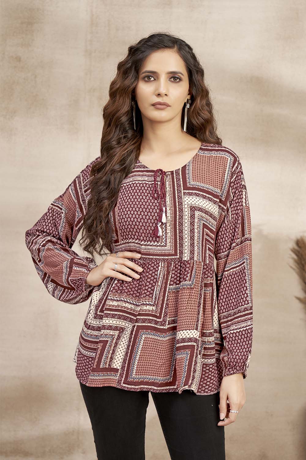 Earthy Rayon Top