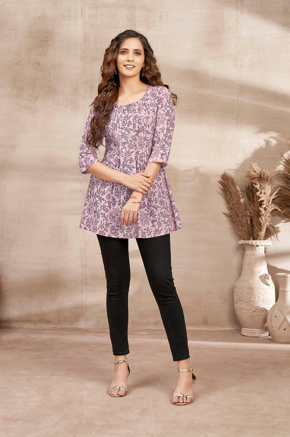 Purple Cotton Top