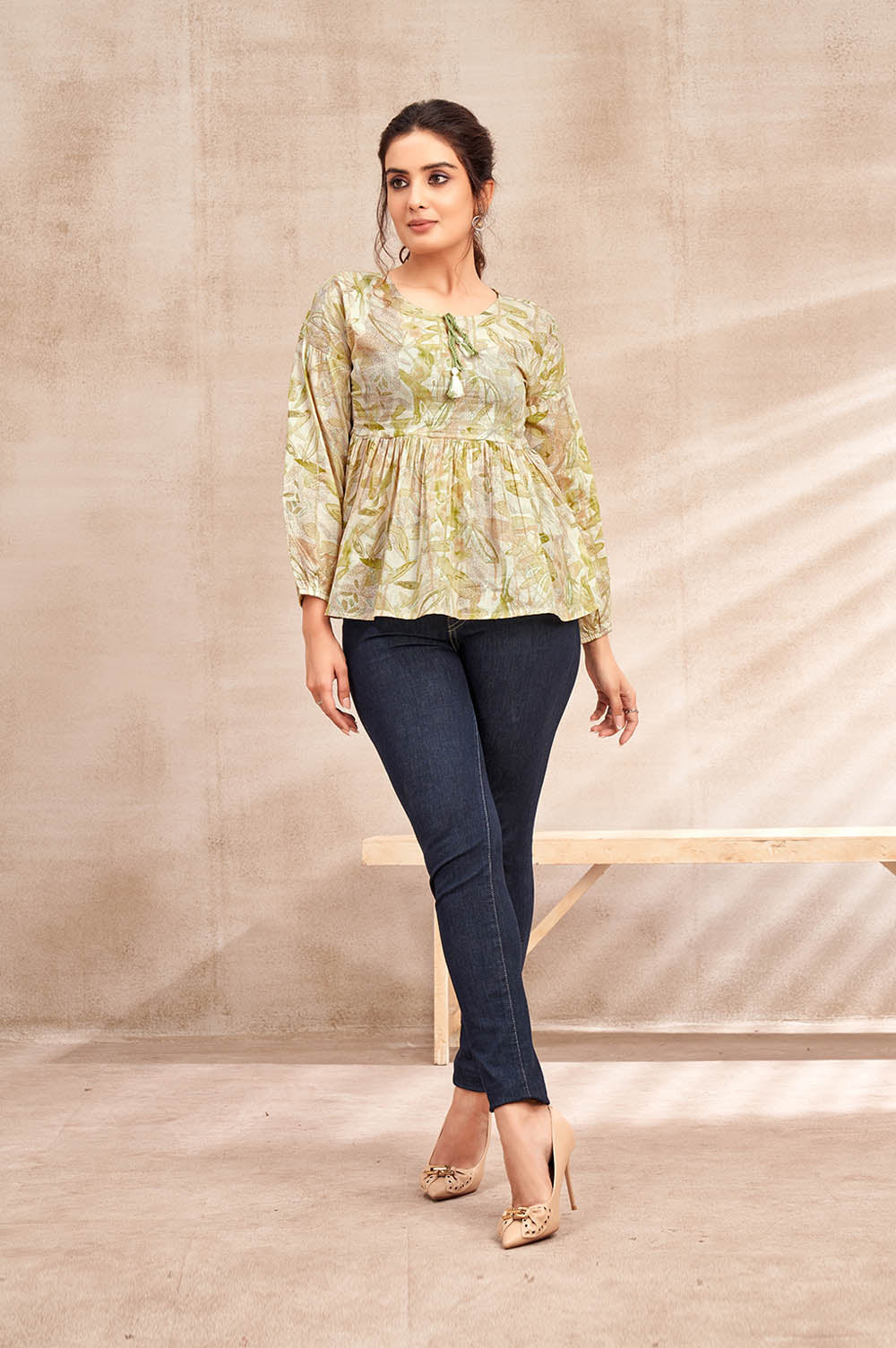 Soothing Floral Printed Top