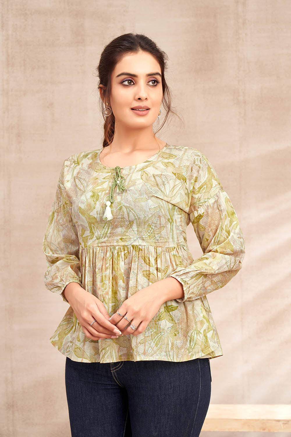Soothing Floral Printed Top