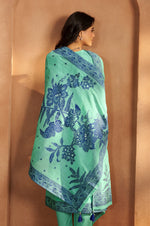 Cream Jacquard Art Silk Kurta Set with Cotton Bottom & Silk Jacquard Dupatta
