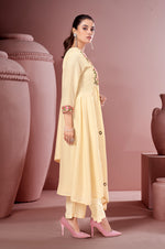 White Pure Cotton Embroidered Kurta Set with Dupatta