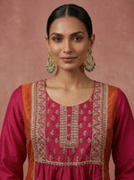 Dresoul Chinnon Embroidered Kurta Set