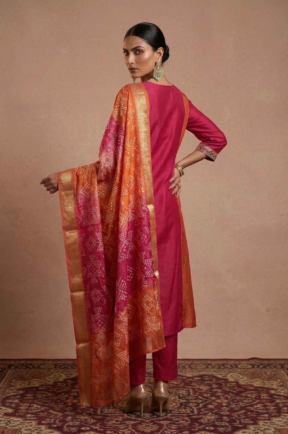 Dresoul Chinnon Embroidered Kurta Set