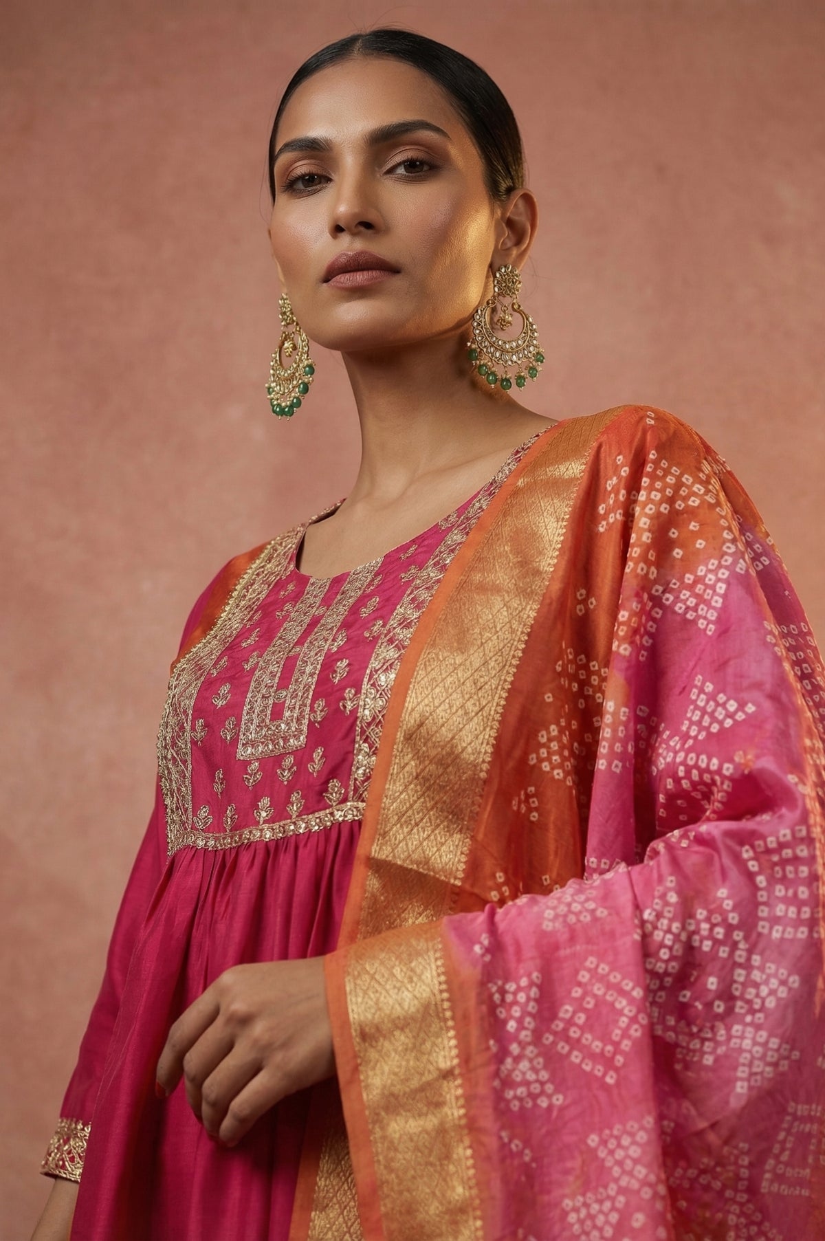 Dresoul Chinnon Embroidered Kurta Set