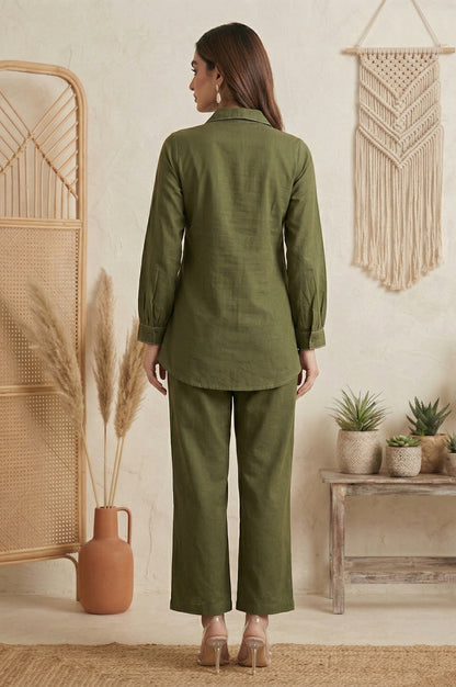 Dresoul Pure Cotton Embroidered Co-Ord Set