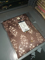Women Brown Cotton Ethnic Motifs A-Line Kurta
